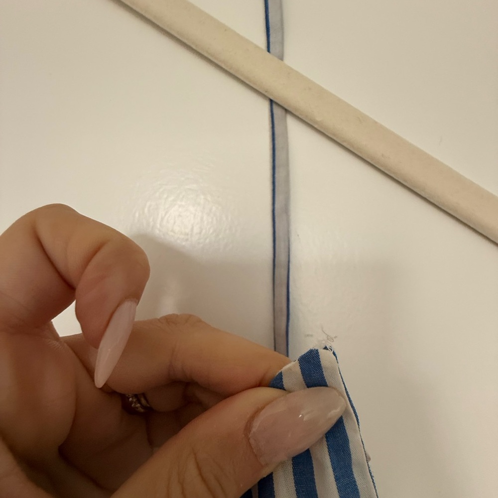 Blue & White Striped Spaghetti Strap Maxi Dress from Madewell, broken strap - Picture 5 of 5